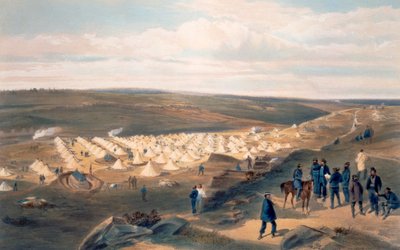 Camp of the Naval Brigade, plate from 